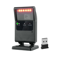 Escáner de Código de Barras de Escritorio Inalámbrico Syble XB-868RB 2.4G de Alta Velocidad 1D 2D, Lector de Códigos QR para Supermercado