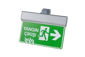 Alfamax LIFE-X LED Emergency Exit <b>Sign</b> Luminaire 3-5 Hours Ni-Cd Battery Backup IP40 Rated Ra>80 CRI High Visibility Light - Product Image 2