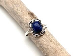 Anillo clásico joyería para mujer plata estilo bohemio joyería 925 plata esterlina lapislázuli piedra preciosa anillo hecho a mano regalo para esposa - Product Image 3