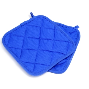 Diferentes colores disponibles respetuosos con el medio ambiente Cocina y mesa Horno Manoplas Trivets Place Mat 100% Cotton Pot Holders Proveedor indio - Product Image 2
