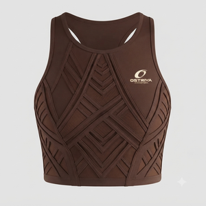 เสื้อชั้นในกีฬาโยคะแบบไร้สาย Ostriya International สำหรับผู้หญิง ระบายอากาศได้ดี แห้งเร็ว ต้านเชื้อแบคทีเรีย ผลิตจากผ้าสแปนเด็กซ์/โพลีเอสเตอร์ - Product Image 5