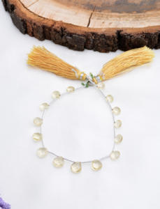 หินควอตซ์น้ำผึ้งทรงเหลี่ยมเจียระไนแฟนซี สำหรับทำเครื่องประดับชั้นดี - Product Image 3