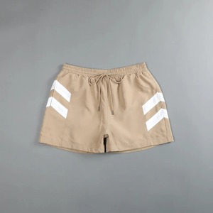 2023 ropa deportiva pantalones cortos de ejercicio negro sólido con bolsillos laterales 100% algodón patrón Floral ecológico - Product Image 1