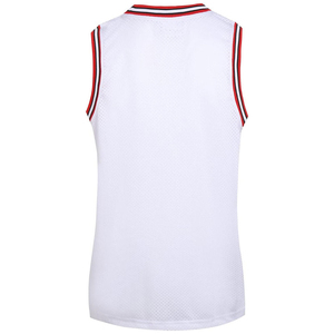 Camiseta de Baloncesto Unisex con Logotipo Personalizado, Suave y Transpirable, Blanca, Opción de Talla Grande, Uniforme de Baloncesto Personalizado, 100% Poliéster, Secado Rápido - Product Image 2