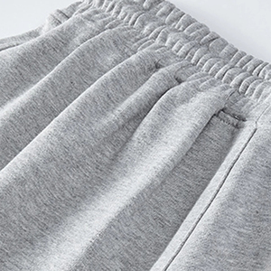 กางเกงขาสั้นลำลองเอวกลางสำหรับผู้ชายกางเกงขาสั้นผ้าฝ้าย100% คลาสสิกสำหรับออกกำลังกายยิมวิ่ง - Product Image 5