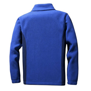 Pulls d'hiver pour hommes Pull en tricot à manches longues et à fermeture éclair Meilleure qualité Pull en polaire pour hommes de couleur bleue - Product Image 3