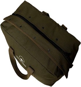 กระเป๋าเดินทางแบบยุทธวิธี ขนาดใหญ่พิเศษ พับเก็บได้อเนกประสงค์ ทำจากผ้าแคนวาส พร้อมตัวล็อคแบบกระดุม สำหรับการเดินทางและจัดเก็บสิ่งของกลางแจ้ง - Product Image 2