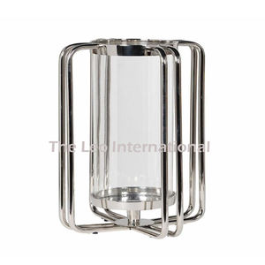 แก้วใสพิมพ์ลายพร้อมฐานไม้พายุเฮอริเคนเชิงเทียนพิมพ์แก้วรุ่นล่าสุดพร้อมฐานไม้พายุเฮอริเคน - Product Image 4