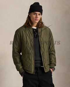 Chaqueta Acolchada Transpirable Personalizada de Venta Caliente 2025 para Hombres, Mujeres y Niños, Primavera, Calidad Premium, Bordado 3D, Cuello Mao, Cremallera - Product Image 2
