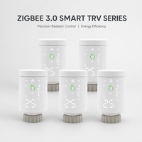 Válvula de termostato Tuya Zigbee, actuador de radiador Zigbee Trv con cable