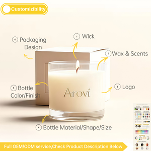 AROVI - Vela Aromática con Aroma a Café, Matcha y Limón, Segura para Niños, Creativa, Relajante, Regalo al por Mayor - Product Image 5
