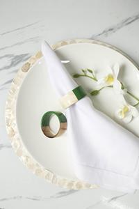 Servilleteros de Cuerno de Búfalo, Porta Servilletas Redondos para Hoteles de Lujo, Restaurantes y Mesas de Boda, Alta Calidad - Product Image 3