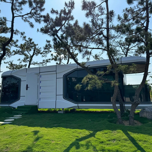 <span class=keywords><strong>Capsula</strong></span> Spaziale Prefabbricata Personalizzata di Lusso Moderna per Esterni, Ufficio Commerciale Modulare, Casa Minuscola Resort <span class=keywords><strong>Hotel</strong></span> con 1 Camera da Letto, 20ft 40ft - Product Image 4