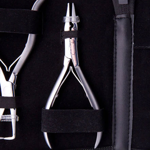 Juego de alicates con estilo de edición fresca Kits de herramientas de extensión de cabello más vendidos Kit de alicates de extensión de cabello de grado quirúrgico con logotipo personalizado - Product Image 5