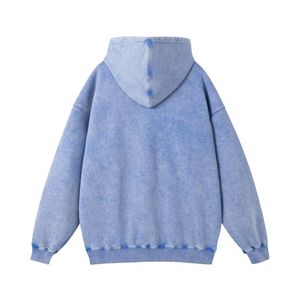 Vente en gros de sweats à capuche en coton de haute qualité pour hommes sweat-shirt de couverture surdimensionnée 350 gsm différentes couleurs sweat à capuche lavé à l'acide - Product Image 3