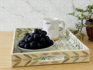 Base para Pastel Decorativa de Concha de Capiz Hecha a Mano con Incrustaciones de Madreperla, Grado Comercial, Tamaño y Color Personalizables - Product Image 2