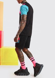 Ensemble court personnalisé pour hommes, ensemble de t-shirts, hauts à manches courtes d'été et ensemble de course décontracté respirant, costumes de mode pour hommes - Product Image 5