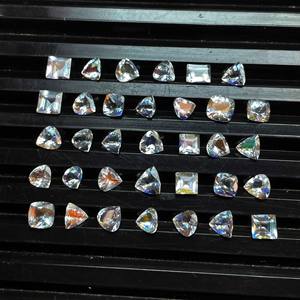 Natural Madagascar Rainbow <b>Moonstone</b> 4-5 MM Loose Gemstones Mix Cut High Fire Flash Stone for Jewelry Making - Product Image 5