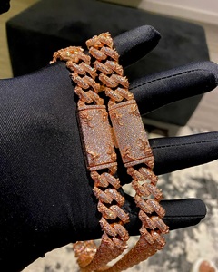 VVS Moissanite en argent sterling 925 18MM 22 pouces pendentif en or blanc 14 carats testeur de diamants en argent sterling inversé fin 925 breloque - Product Image 4