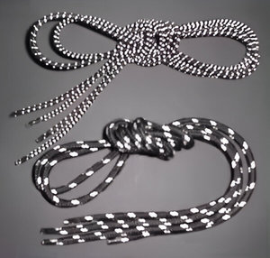 เชือกรองเท้าสะท้อนแสงกีฬาความปลอดภัยทางอุตสาหกรรมพร้อมบรรจุภัณฑ์แบบกำหนดเองบรรจุภัณฑ์คู่ - Product Image 4