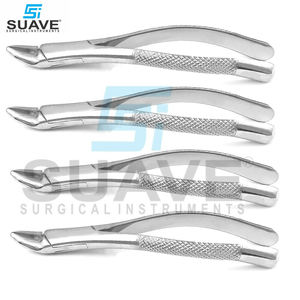 Juego de pinzas de extracción de acero inoxidable, alicates quirúrgicos dentales, herramientas de extracción de dientes de cirugía Oral de SUAVE SURGICAL INSTRUMENTS - Product Image 2