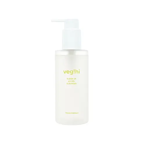 VEGIHIクリーンアップpHジェルクレンザー-韓国製化粧品-ビーガンケラチン皮脂除去ディープクレンジング、天然成分
