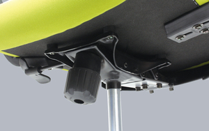 KINSHA Chaise de direction moderne certifiée BIFMA Chaise de bureau pour le personnel RTS Chaise pivotante réglable en tissu grillagé en métal et fer - Product Image 3