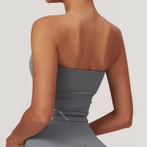 Sujetador deportivo transpirable Top Fitness mujeres sujetador extraíble acolchado Deporte Sujetador correr gimnasio sin costuras Push Up sujetadores - Product Image 2