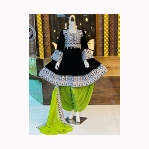 Latest Modern Afghani Styles Customized <b>Pakistani</b> Afghan Kuchi Dress Stylish Salwar Kameez <b>Indian</b> & <b>Pakistani</b> <b>Clothing</b> - Product Image 2