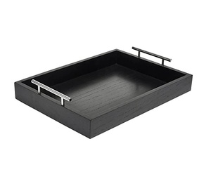 Bandejas decorativas de madera para servir Bandejas de madera de la mejor calidad premium hechas a mano disponibles con diseños y estilos únicos - Product Image 4