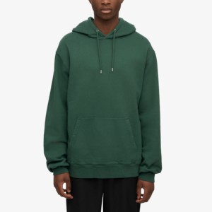 Venta al por mayor de ropa de calle de alta calidad personalizado propio logotipo de color sólido cálido polar interior cómodo invierno hombres algodón sudaderas con capucha para hombres - Product Image 2