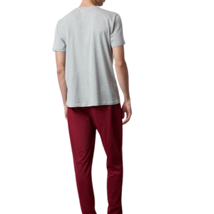 Pantalones de pijama personalizados Hombres Algodón OEM Cómodo Transpirable Ropa de dormir Premium Loungewear Ropa de dormir para compradores a granel - Product Image 1