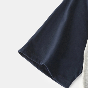 Ensemble T-shirt et short pour homme en coton 100% respirant décontracté d'été personnalisable - Product Image 4