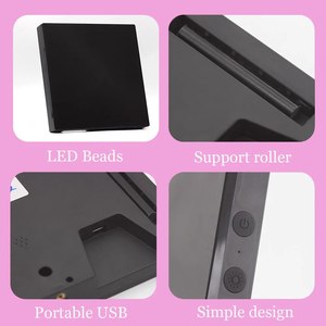 Mát hình ảnh động điểm ảnh nghệ thuật khung 16x16 <span class=keywords><strong>LED</strong></span> hiển thị Loa App kiểm soát báo động, lịch, Bluetooth, phòng chơi game - Product Image 6