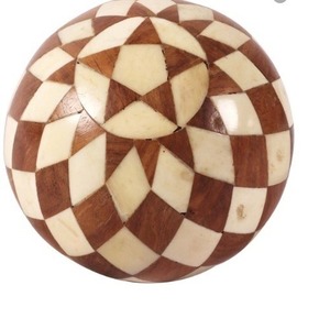 Boule décorative en os pour la décoration intérieure, design créatif de luxe, ornements de boules colorées, décoration de salon, paniers faits à la main - Product Image 5