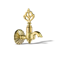 Robinet de bain en laiton de style ottoman traditionnel, robinet de hammam en cuivre pour lavabo de salle de bain, fabriqué en Turquie