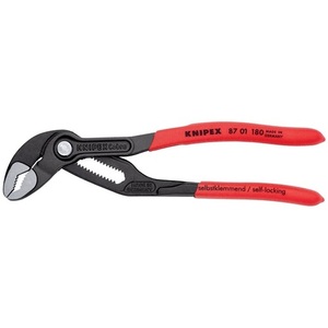 Cobra 180mm <b>Polished</b> Water Pump Pliers with 36mm Clamping Width <b>Plastic</b> Coated KNIPEX Knife & Tool - Product Image 5