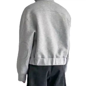 OEM ODM personalizado Puff impresión Sudadera con capucha Oversized Boxy recortada Zip up Streetwear Sudaderas con estilo personalizado bordado Sudadera con capucha vendedor - Product Image 3