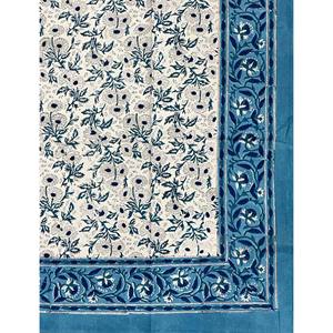 Quality Block Printed Flat <b>Sheet</b> Fitted <b>Bed</b> <b>Sheets</b> in King Queen and Twin Sizes for Bedroom Hotel and Hospital Use - Product Image 1