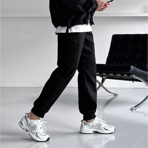 Pantalon HOOR pour homme unisexe style coréen pantalon cargo en coton pantalon décontracté extensible 4 voies streetwear confortable toute la journée H4008 - Product Image 5