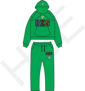 Custom OES Multi Color Tracksuit | Embroidered Hoodie and <b>Sweatpants</b> <b>Set</b> - Product Image 4