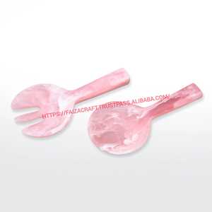 ช้อนส้อมส้อมตักสลัดทำจากเรซินเครื่องครัวสำหรับร้านอาหารของโรงแรมดีไซน์ไม่เหมือนใคร - Product Image 1