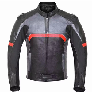 Vestes de moto en cuir véritable pour hommes de haute qualité avec logo personnalisé en gros, imperméables, coupe-vent, best-seller, service OEM - Product Image 1