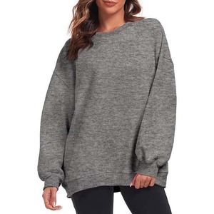 Sweat-shirts d'hiver pour femmes très vendus, écologiques, de haute qualité, confortables, respirants, 100% coton jersey doublé, logo personnalisé - Product Image 2