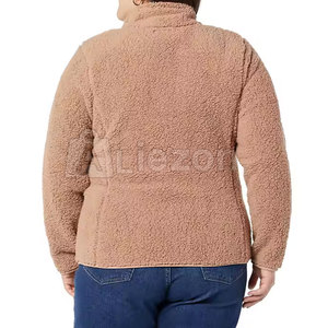 แจ็กเก็ตขนแกะสำหรับผู้ใหญ่สำหรับผู้หญิงเสื้อผ้าให้ความอบอุ่นสำหรับฤดูหนาวทำจากโรงงาน - Product Image 3