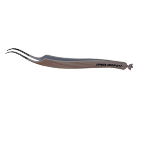 Pince à épiler pour extension de cils Pince à cils pour soins personnels Cils volumineux Pointe incurvée Pince à épiler en acier inoxydable - Product Image 1