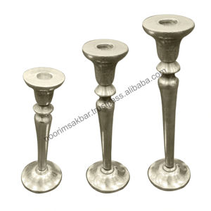 Candelabro de Aluminio Premium Personalizable 2026, Niquelado, en Tamaño y Color para Decoración de Navidad, Bodas y Fiestas - Product Image 5