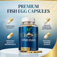 Capsules de supplément antioxydant à base d'œufs de poisson pour adultes OEM, 180 unités |   2400 mg d'acides gras avec soutien EPA et DHA