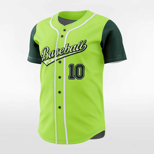 Maillot de baseball boutonné pour hommes de la meilleure qualité 100% polyester sublimé fournisseur de maillot de baseball en gros du Pakistan - Product Image 3