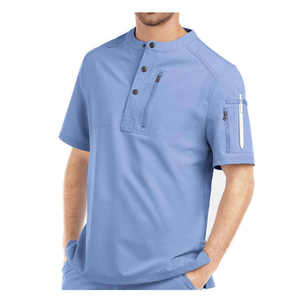 <b>Navy</b> Blue Medical <b>Mens</b> Nursing Uniforms Scrub Workers <b>Men</b> <b>Joggers</b> Scrubs Sets Uniforms Male Scrub - Product Image 4